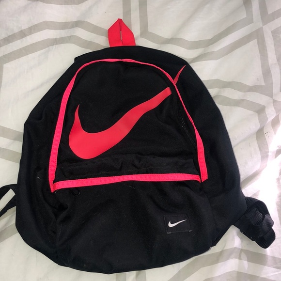 red and black nike backpack